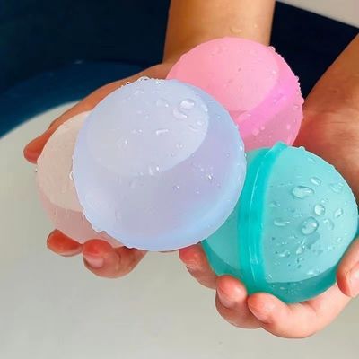 子供のプール浜水ゲームのための再使用可能なシリコーン水爆弾の球の気球