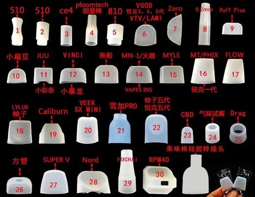 使い捨て可能な無臭のシリコーンの点滴の先端、Multiscene のゴム製マウスピース カバー