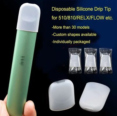使い捨て可能な810 510のシリコーン ゴムは電子タバコのための点滴の先端の耐久財を供給します