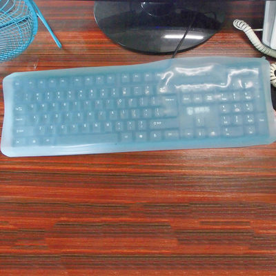 非毒性耐久のキーボード シリコーン プロテクター、防水キーボード保護カバー
