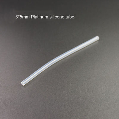 無臭の透明なシリコーンのホース2x4mm 3x5mm拡張できる5x7mm