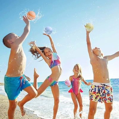 子供のプール浜水ゲームのための再使用可能なシリコーン水爆弾の球の気球