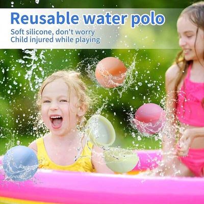 子供のプール浜水ゲームのための再使用可能なシリコーン水爆弾の球の気球